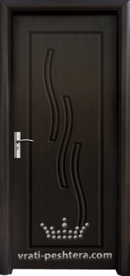 Интериорна HDF врата, модел 014-P Венге