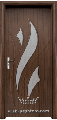 Интериорна HDF врата, модел 033 Орех