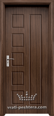 Интериорна HDF врата, модел 048-P Орех