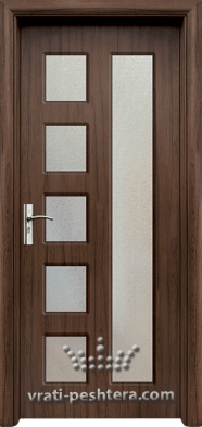 Интериорна HDF врата, модел 048 Орех