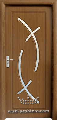 Интериорна HDF врата, модел 056 Златен дъб