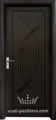 Интериорна HDF врата, модел 056-P Венге