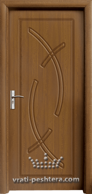 Интериорна HDF врата, модел 056-P Златен дъб