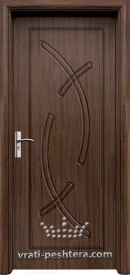 Интериорна HDF врата, модел 056-P Орех