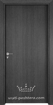 Стъклена интериорна врата Гама 210, цвят Сив Кестен
